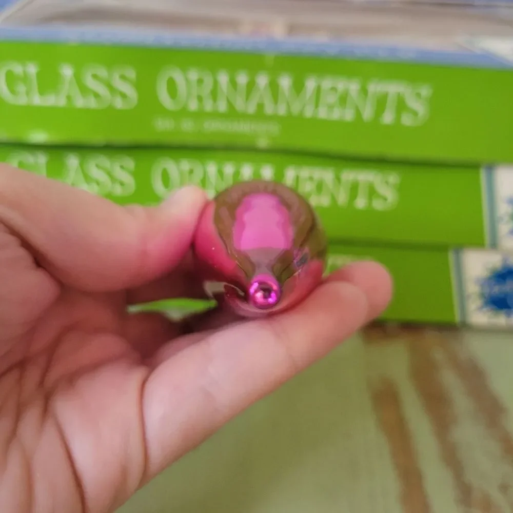 Coby Glass Ornaments Vintage Pink Glass Ornaments (Set Of 17)